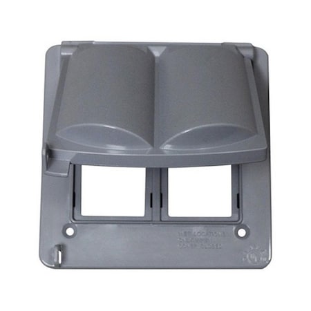 GIZMO Electrical Box, Square Box, 2 Gangs, Square GI156587